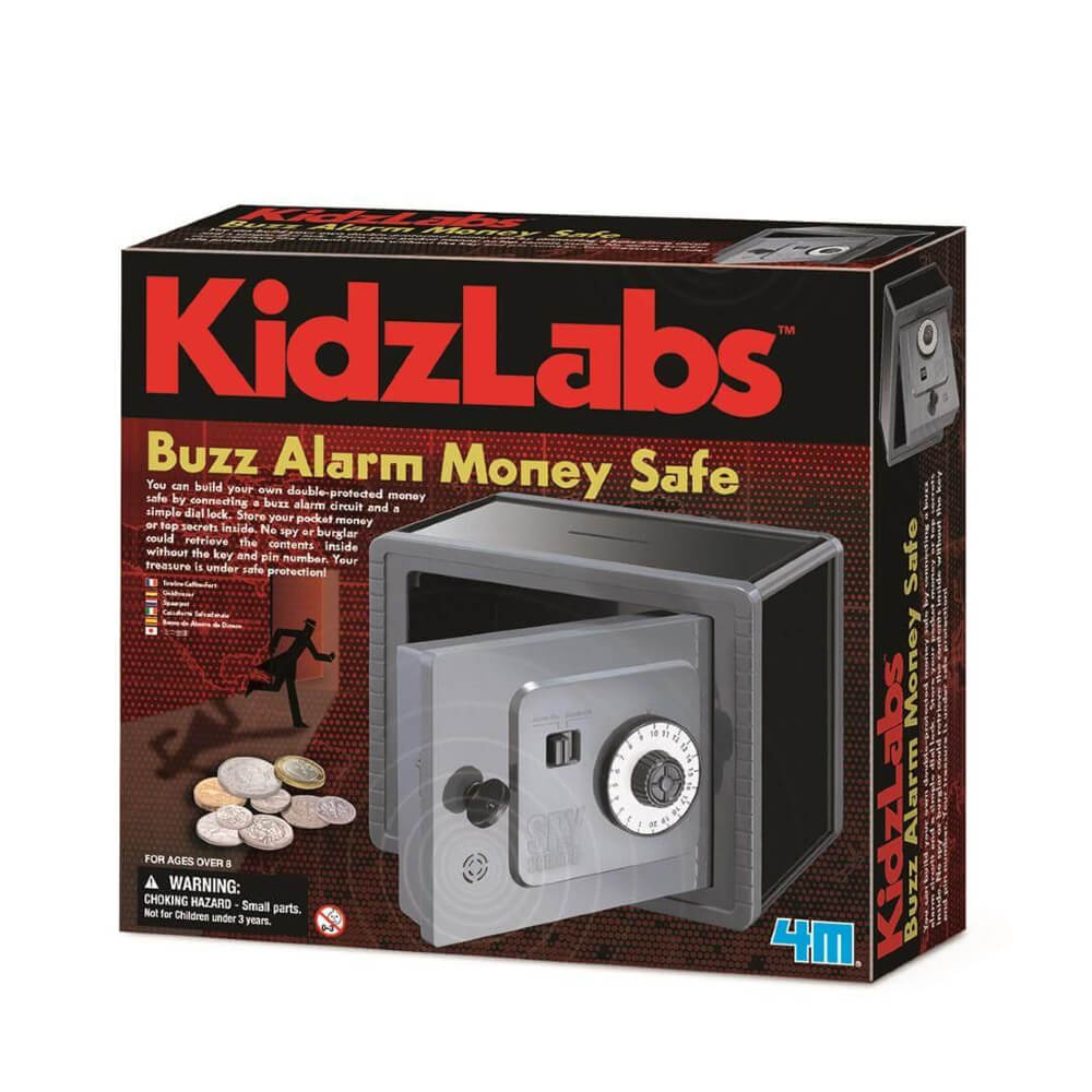 4M - Kidzlabs - Buzz Alarm Money Safe