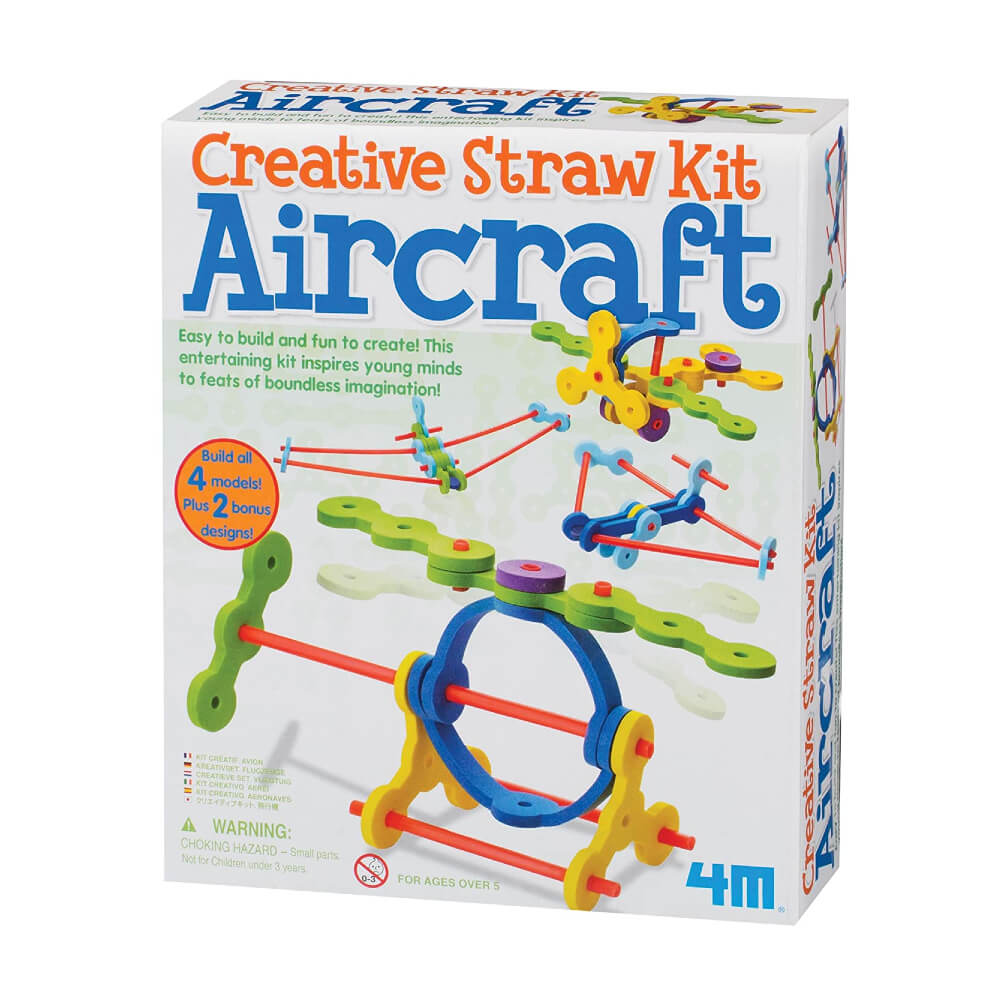 4M Creative straw kits aircrafts