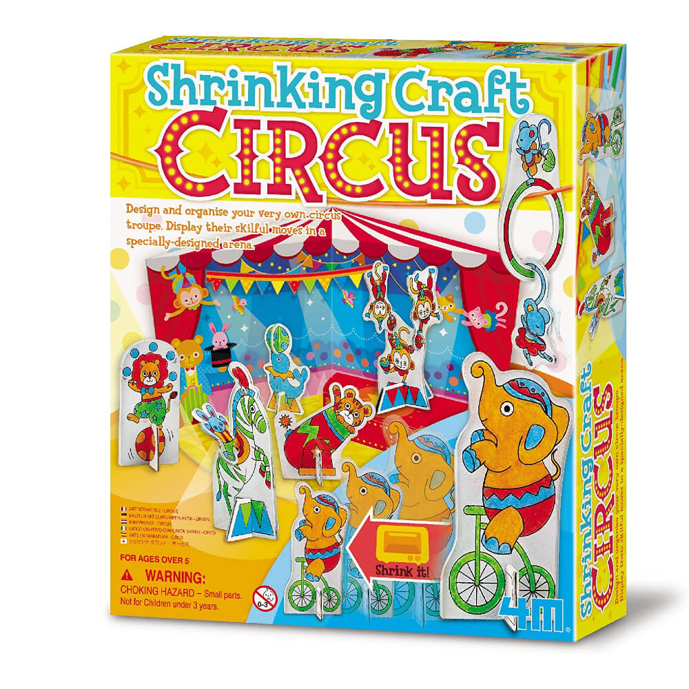 4M-Shrinking Craft Circus Craft Set