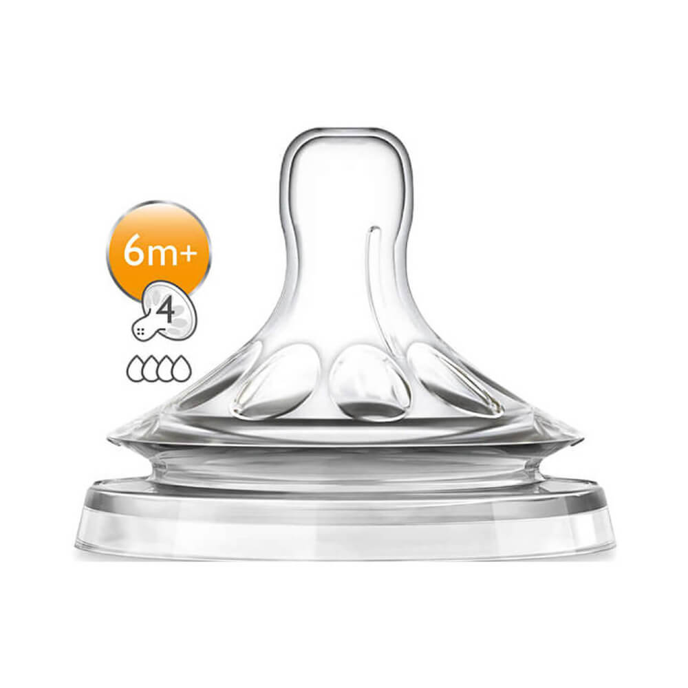 Avent - Philips 6M+ Natural teat - Fast flow
