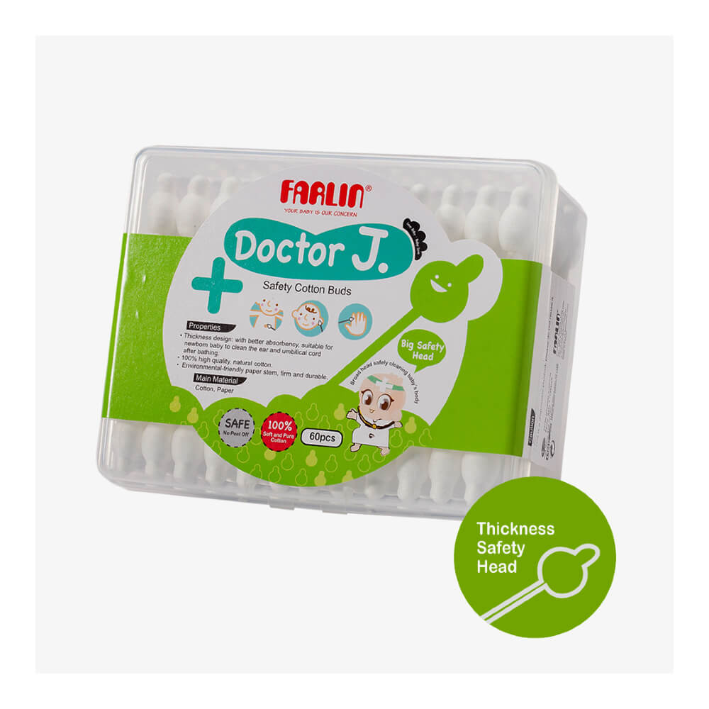 Farlin - Dr J - Paper Stem Cotton Buds