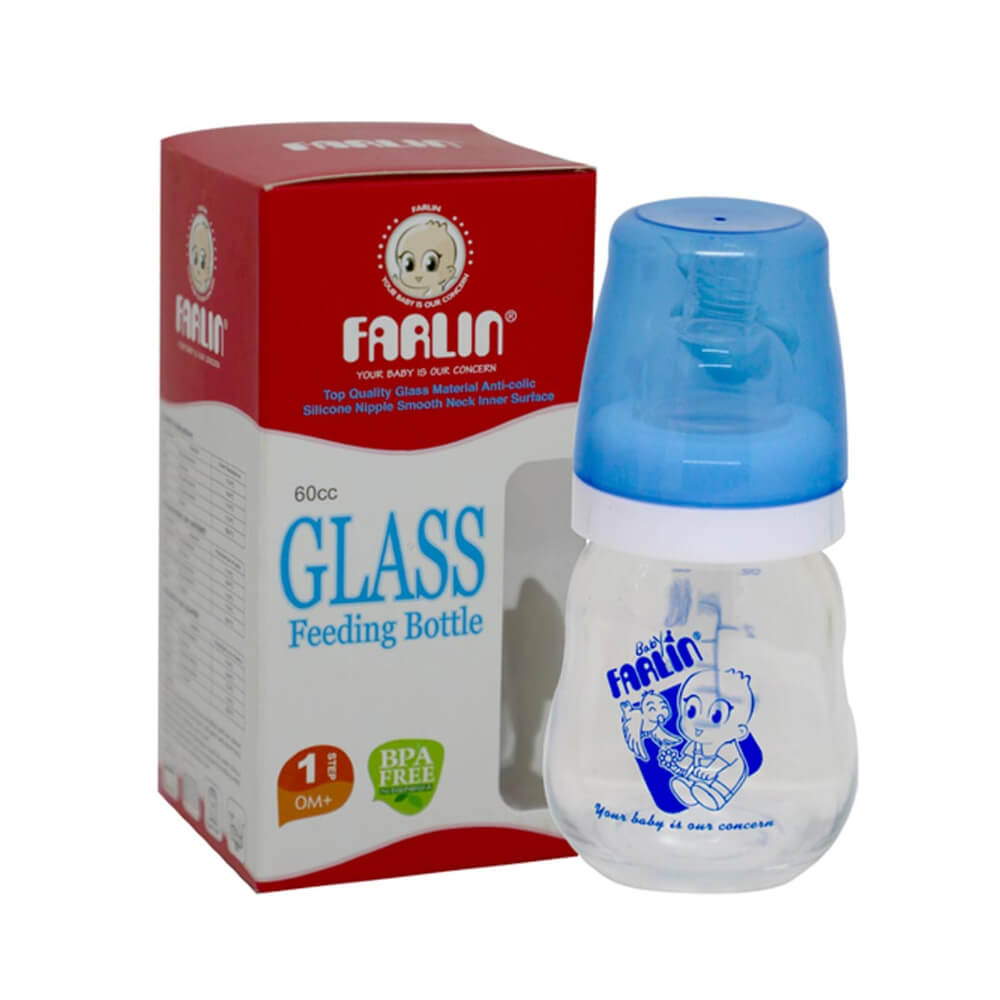 Farlin Glass Feeding Bottle 2Oz(60Cc)