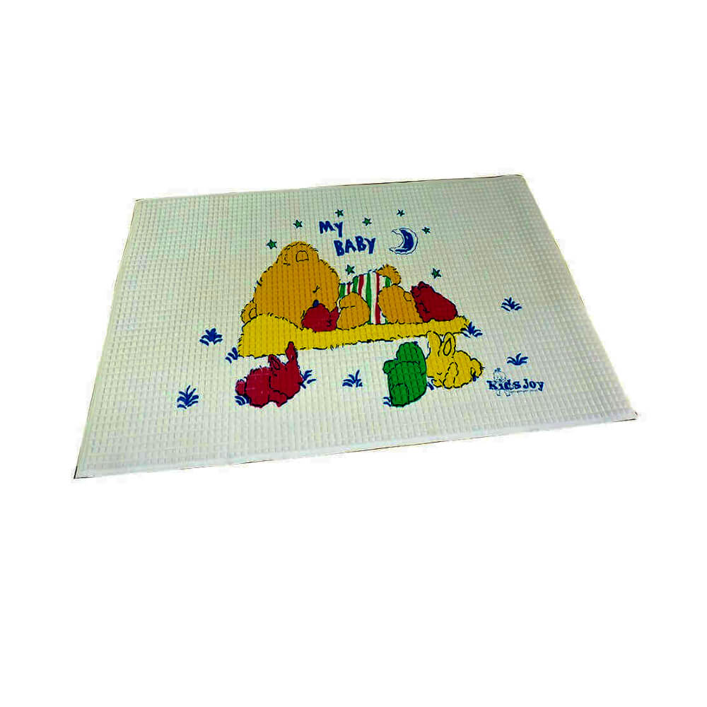 Kids Joy Airfilled Printed Rubber Cot Sheet  size 90 X 60cm