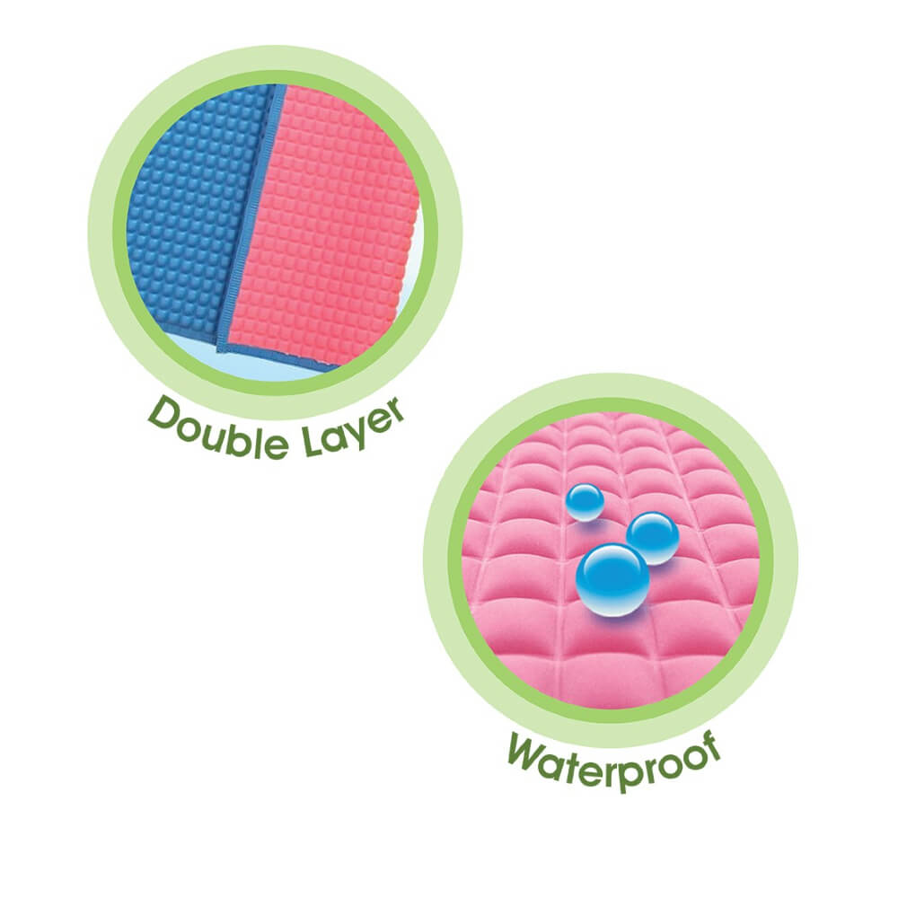 Kids Joy Airfilled Rubber Cot Sheet  Plain Size 60 X 45cm