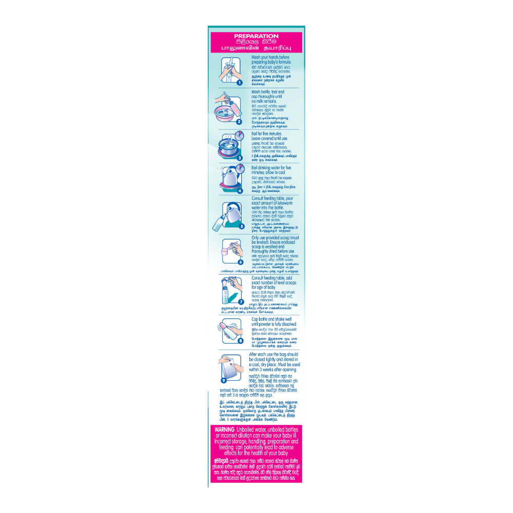 Nestle NAN 1 HMO Starter Infant Formula with Iron – Birth to 6 months, 350g Box Pack