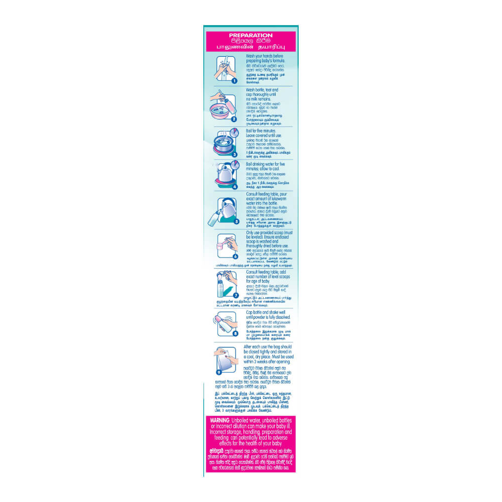 Nestle NAN 2 HMO Follow Up Formula with Iron -6-12 Months, 350g Box Pack