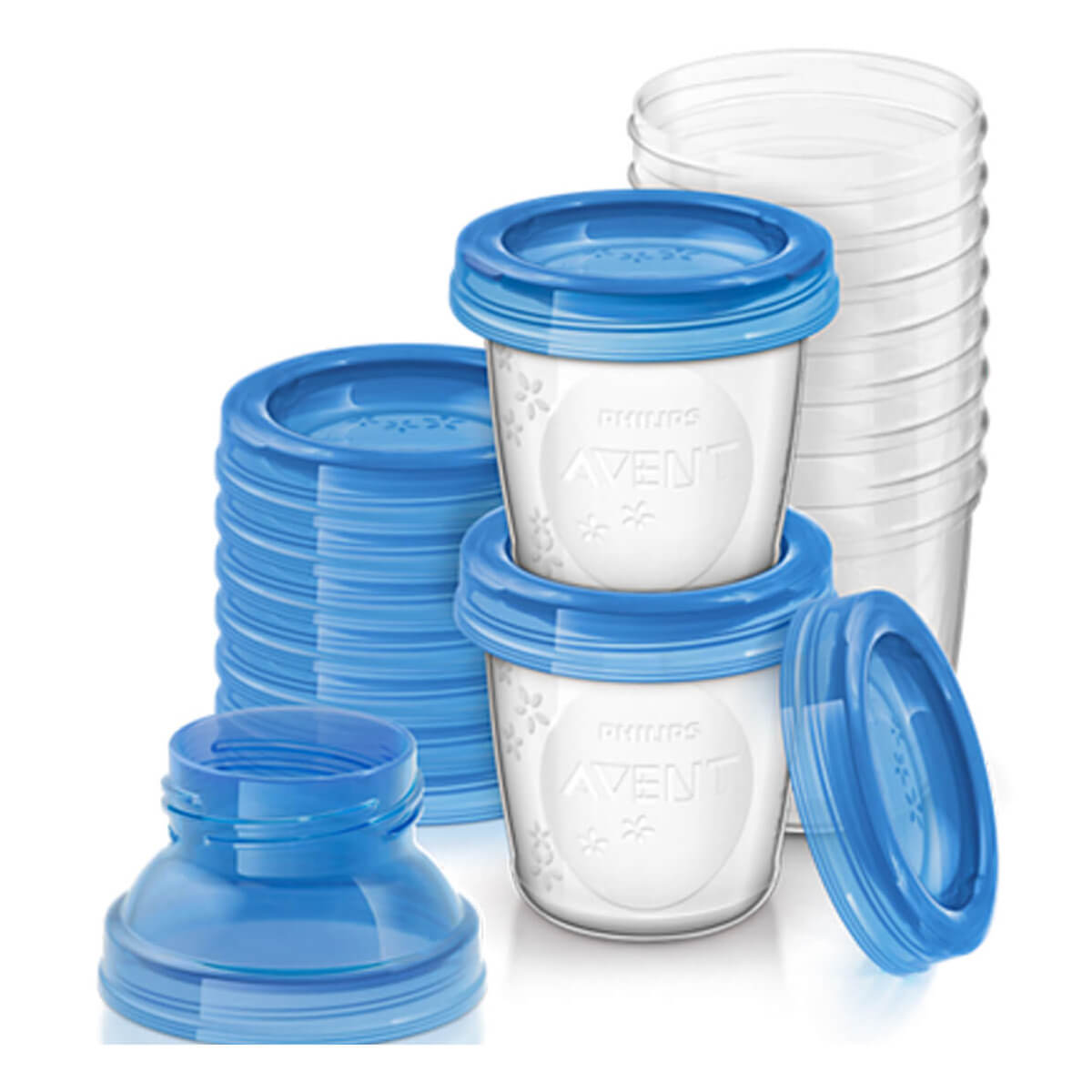 Breast Milk Storage Cups Set 180 ML X 10