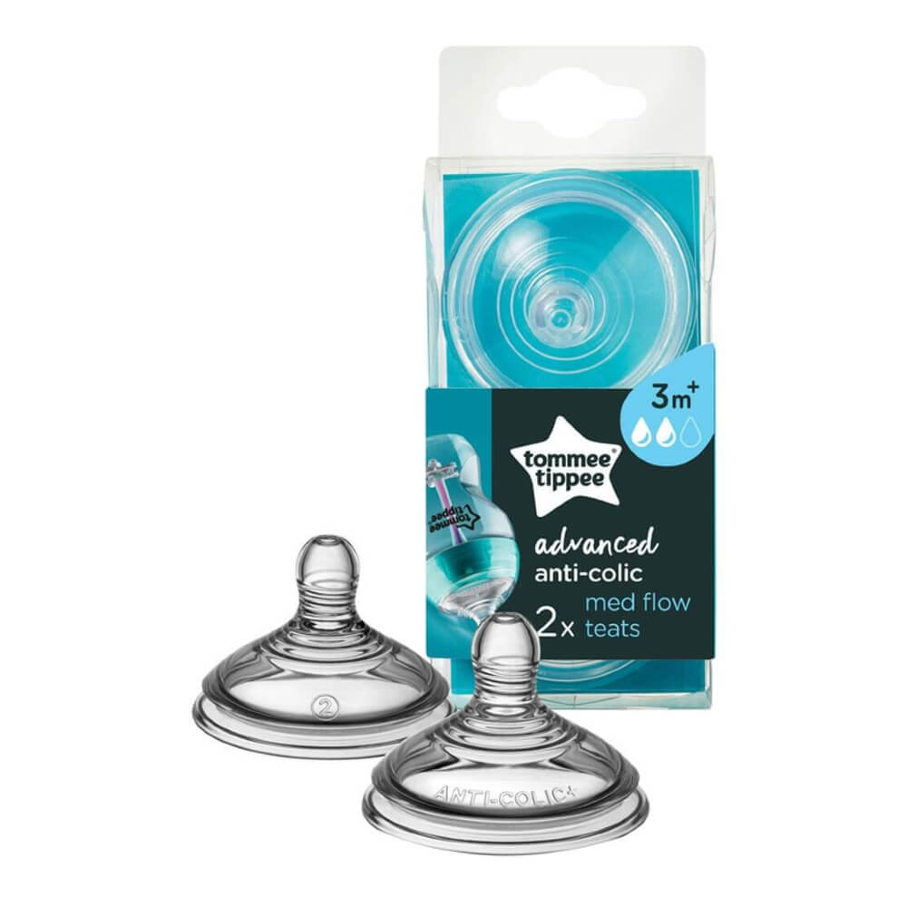 Tommee Tippee CTN Advance Anti Colic Teats - Medium Flow - 3m+