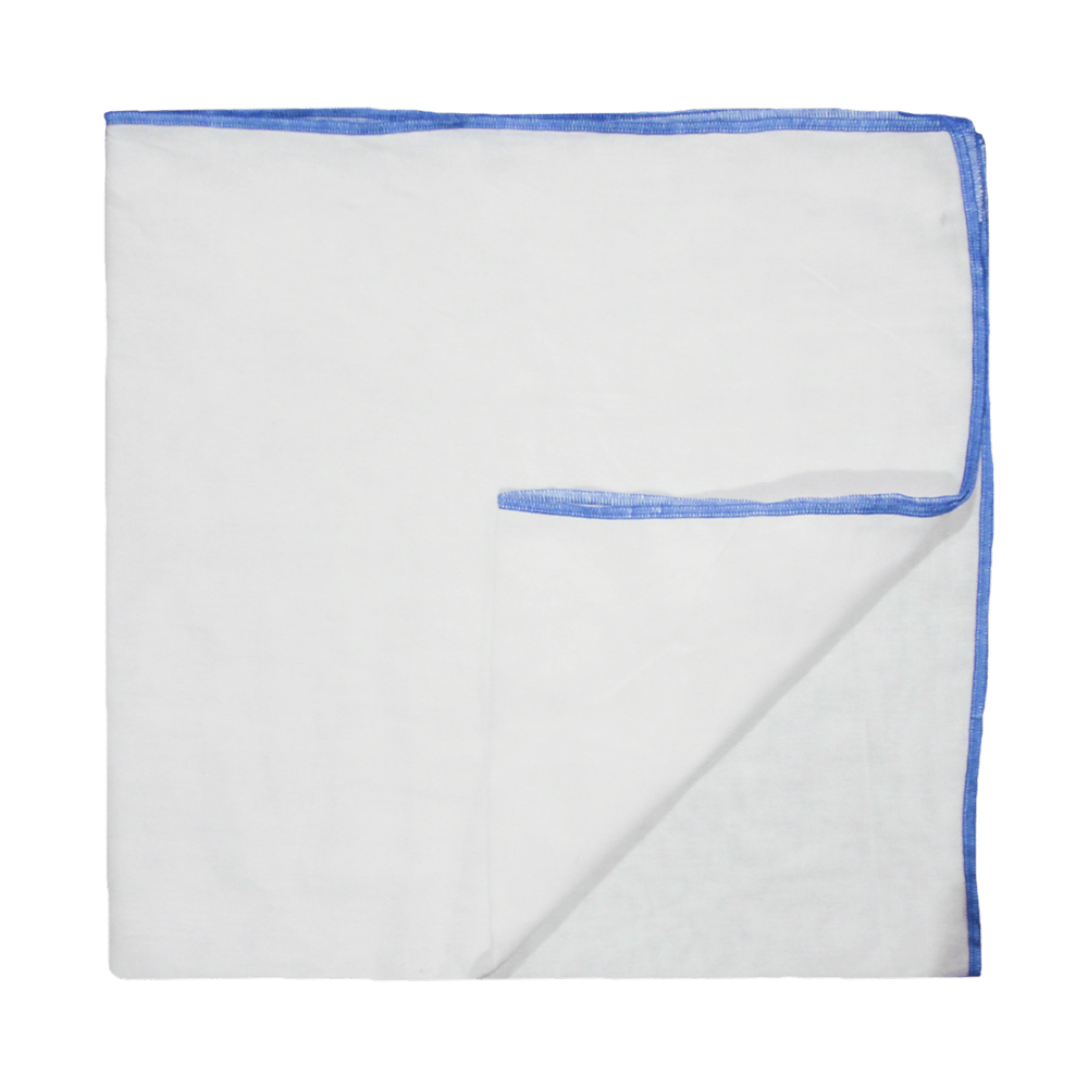 Velona Organic Cotton Baby Wrapper with Pastel Border 36*36