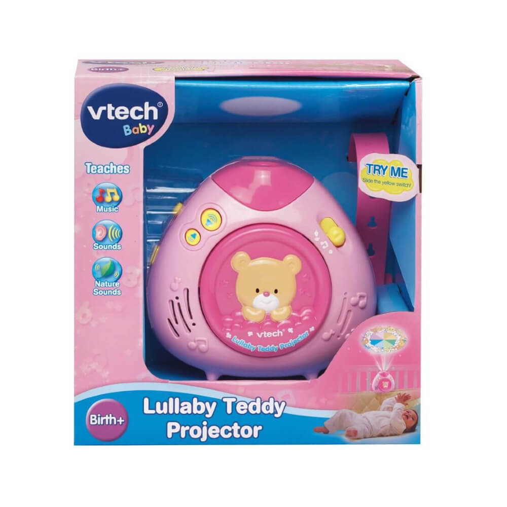 vtech lullaby teddy projector pink