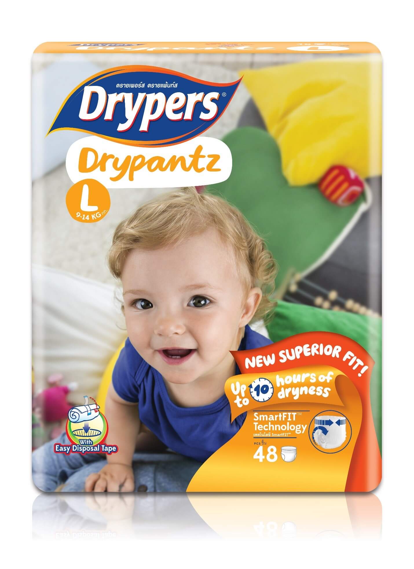 Drypers Drypantz Size L 48 Pcs Pack