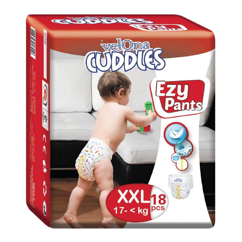 Velona Cuddles Ezy Pants Size XXL 18 Pcs Pack