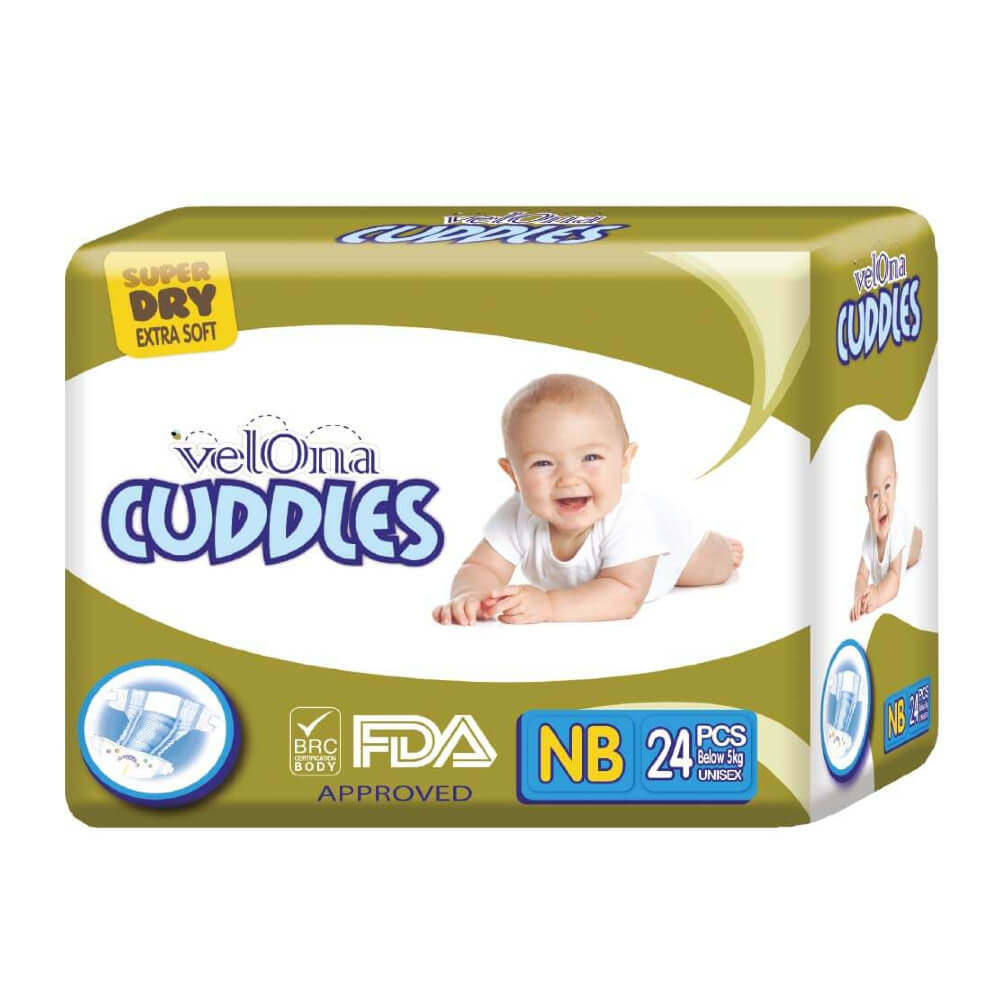 Velona Cuddles Size NB 24 Pcs Pack