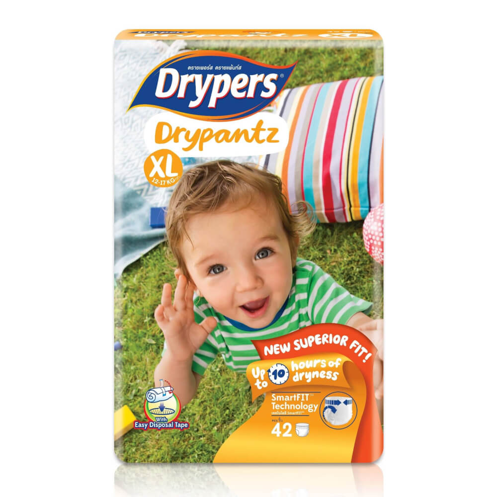 Drypers Drypantz Size XL 42 Pcs Pack