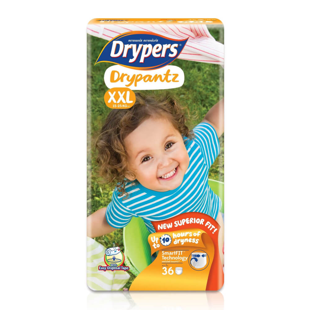 Drypers Drypantz Size XXL 36 Pcs Pack