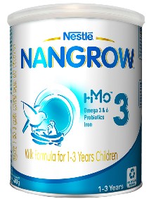 Nestle NANGROW 3 HMO Milk Formula for 1 to 3 years Children, 400g Tin
