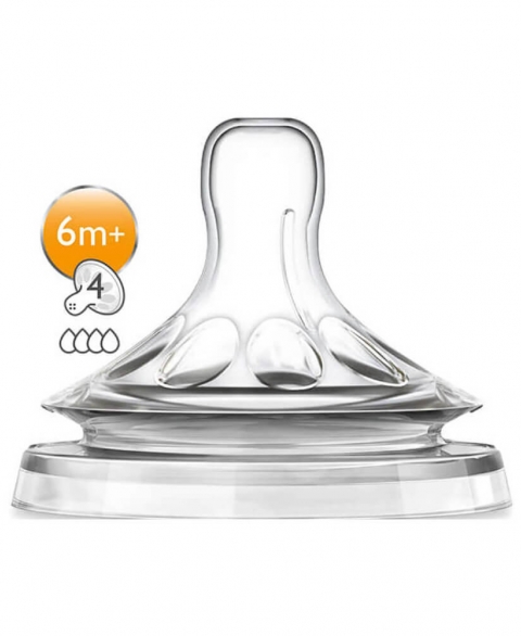 Avent - Philips 6M+ Natural teat - Fast flow