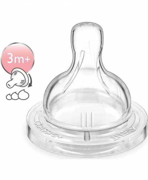 Avent Philips 3M+  Teat  for Classic Anti-colic Bottle - Variable flow