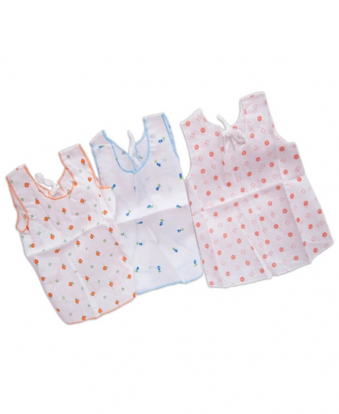 Kids Joy Printed Baby Frock 3 Pcs