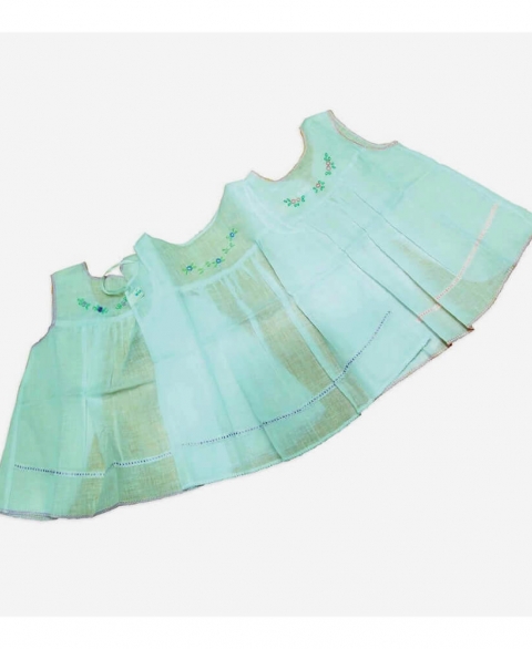 Kids Joy York Baby Frock Smocking (3 Pieces)