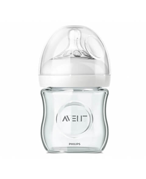 Philips Avent Natural Glass Bottle - 120ml|4oz
