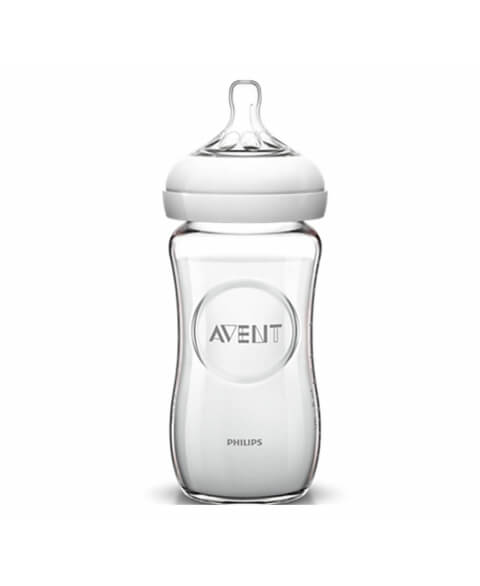 Natural Glass Bottle 240 ML 