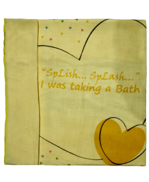 Velona Baby Towel Prints In Color Background Size 40 X 26