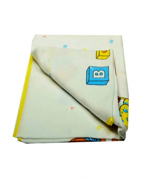 Velona Baby Towel Prints In White Background Size 40 X 26