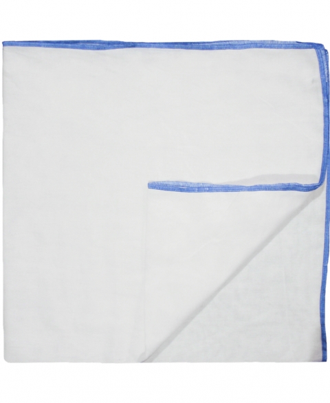 Velona Organic Cotton Baby Wrapper with Pastel Border 36*36