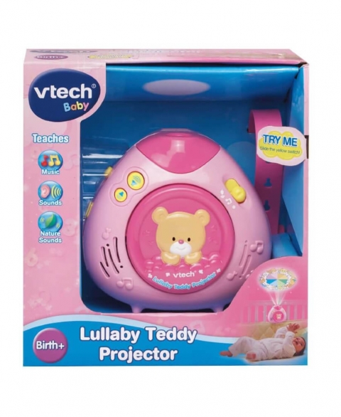 vtech lullaby teddy projector pink