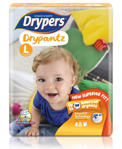 Drypers Drypantz Size L 48 Pcs Pack