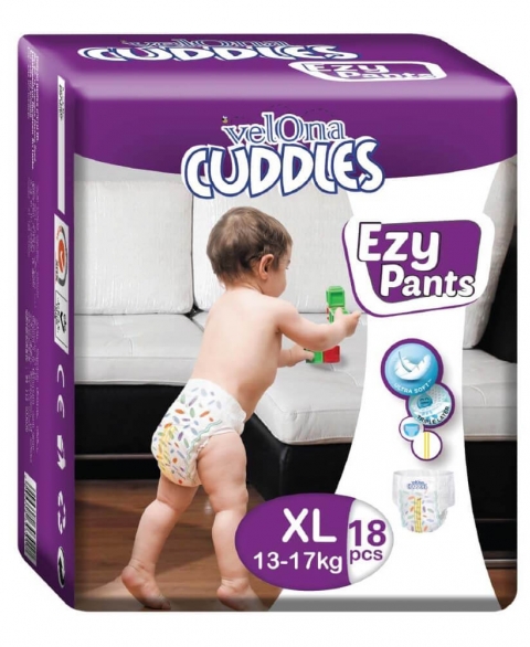 Velona Cuddles Ezy Pants Size XL 18 Pcs Pack