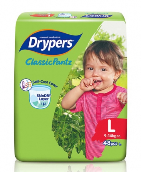 Drypers Classic Pant Size L 48 Pcs Pack