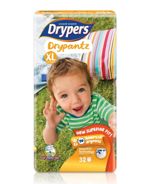 Drypers Drypantz Size XL 32 Pcs Pack