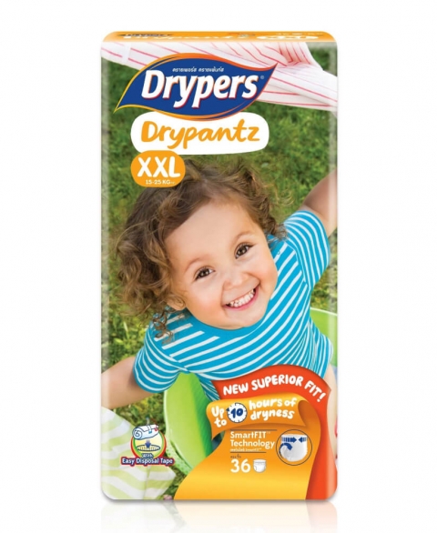 Drypers Drypantz Size XXL 36 Pcs Pack