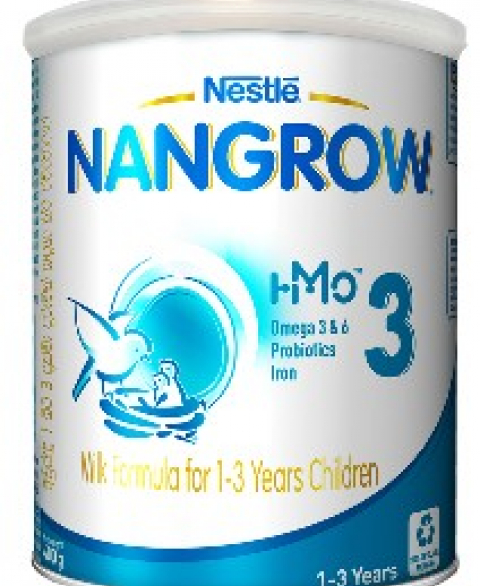 Nestle NANGROW 3 HMO Milk Formula for 1 to 3 years Children, 400g Tin