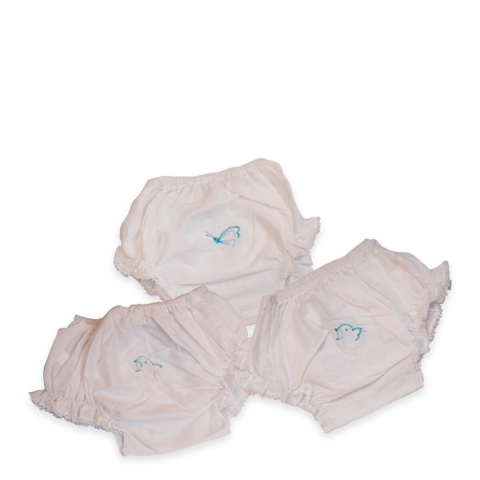 Kids Joy White Baby Pants 3 Pcs