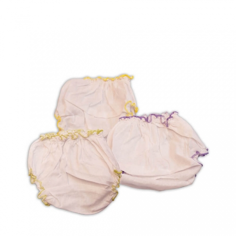 Kids Joy Plain Baby Pants 3 Pcs