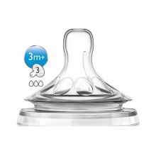 Avent  Philips 3M+  teat  for Natural Bottles  - Medium flow