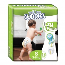 Velona Cuddles Ezy Pants Size S 18 Pcs Pack