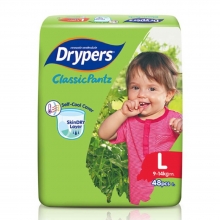 Drypers Classic Pant Size L 48 Pcs Pack