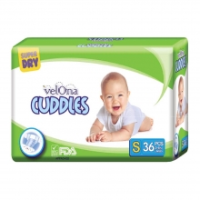 Velona Cuddles diapers Size S 36 Pcs Pack